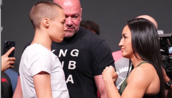 Rose Namajunas and Carla Esparza at UFC 274