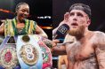 Claressa Shields and Jake Paul