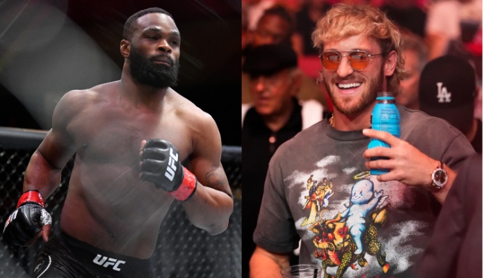 Tyron Woodley and Logan Paul