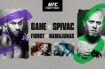 UFC Paris, Gane vs. Spivac, Results