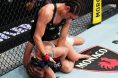 Alexa Grasso punches Valentina Shevchenko at Noche UFC