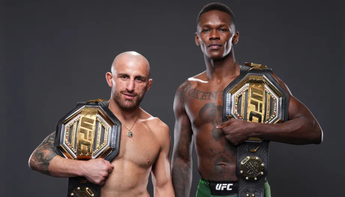 Alexander Volkanovski Israel Adesanya