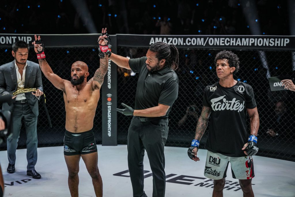 Demetrious Johnson, Adriano Moraes, Herb Dean