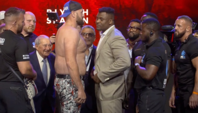 Tyson Fury and Francis Ngannou