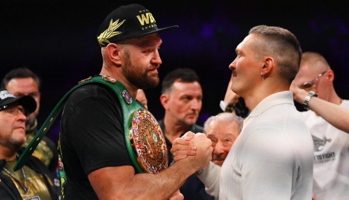 Tyson Fury and Oleksandr Usyk