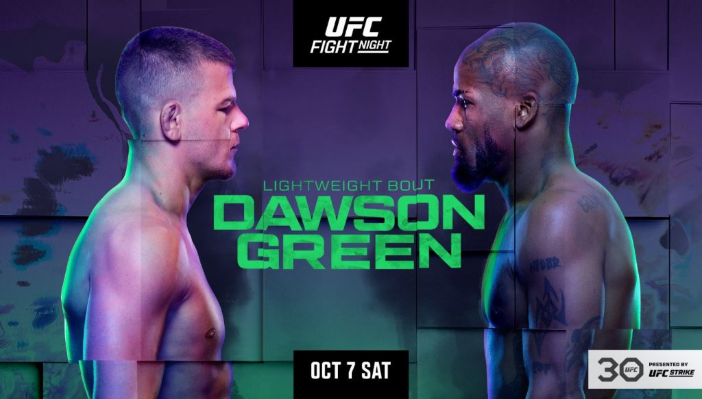 UFC Vegas 80, Grant Dawson, Bobby Green, UFC, Results