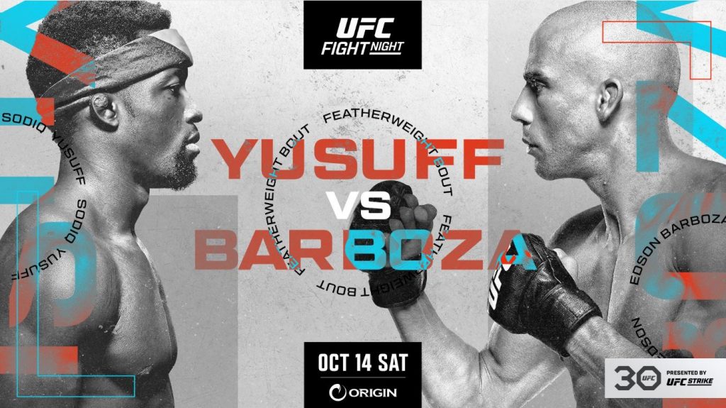 UFC Vegas 81, Sodiq Yusuff, Edson Barboza, UFC, Results