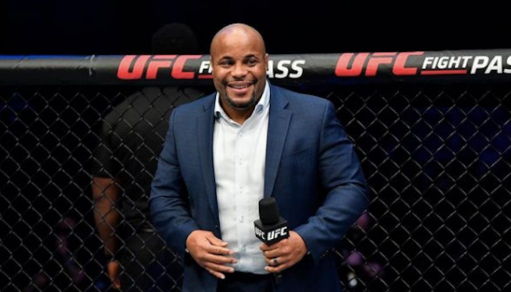 Daniel Cormier in the cage