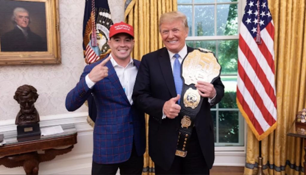 Donald Trump and Colby Covington