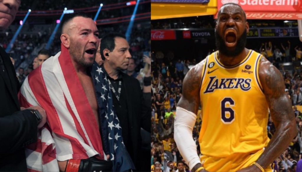 Lebron James and Colby Covington