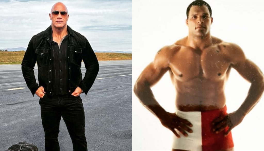 Mark Kerr and Dwayne Johnson