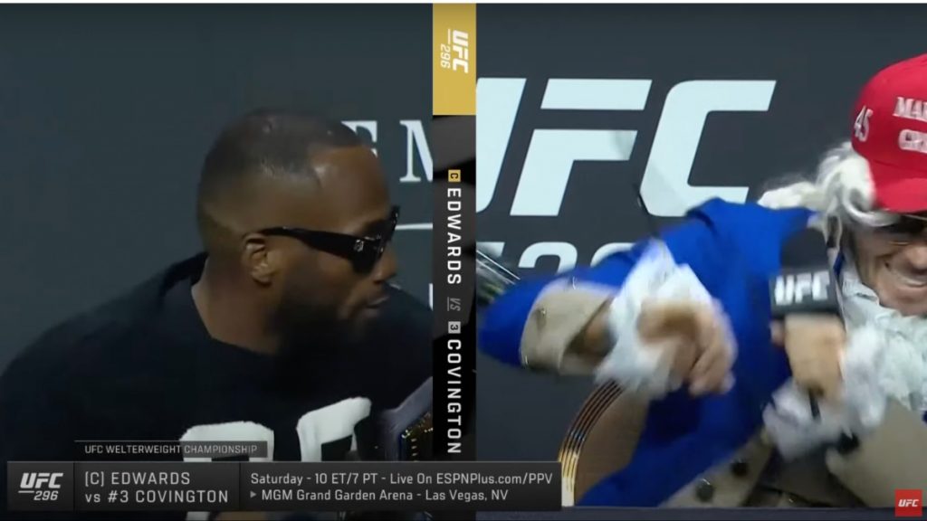 Leon Edwards and Colby Covington
