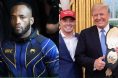 Leon Edwards, Colby Covington and Donald Trump