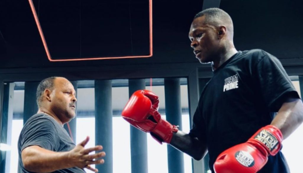 Israel Adesanya training