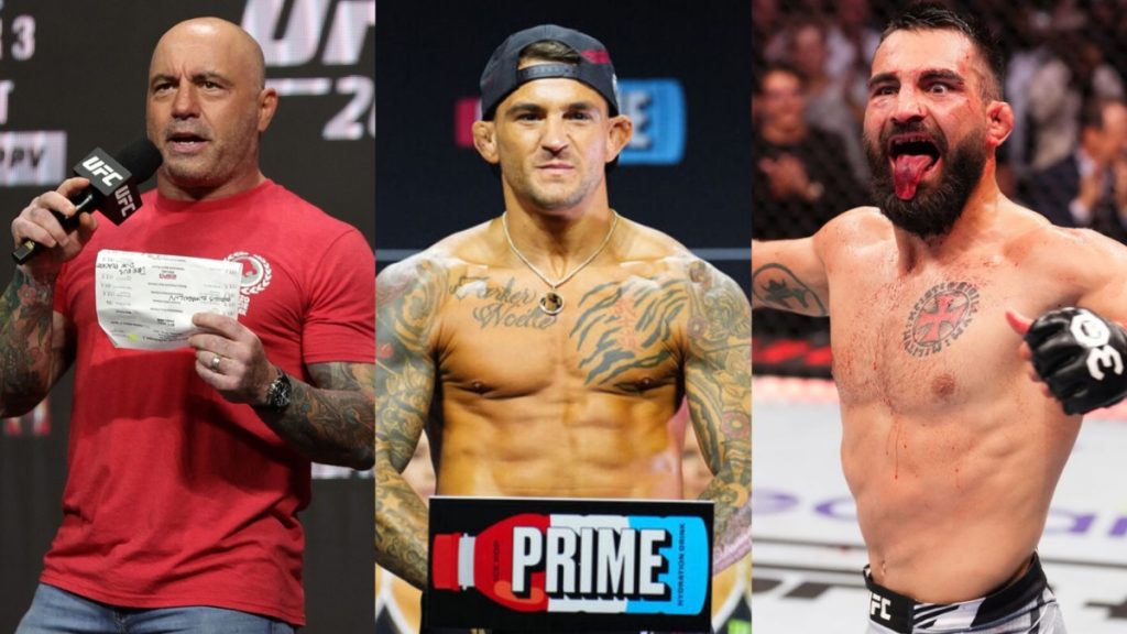 Joe Rogan, Dustin Poirier, Benoit Saint-Denis