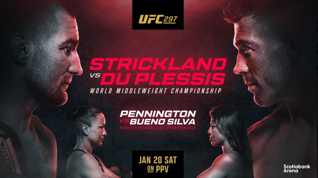 UFC 297, Strickland vs. Du Plessis, UFC, Sean Strickland, Dricus Du Plessis, Results