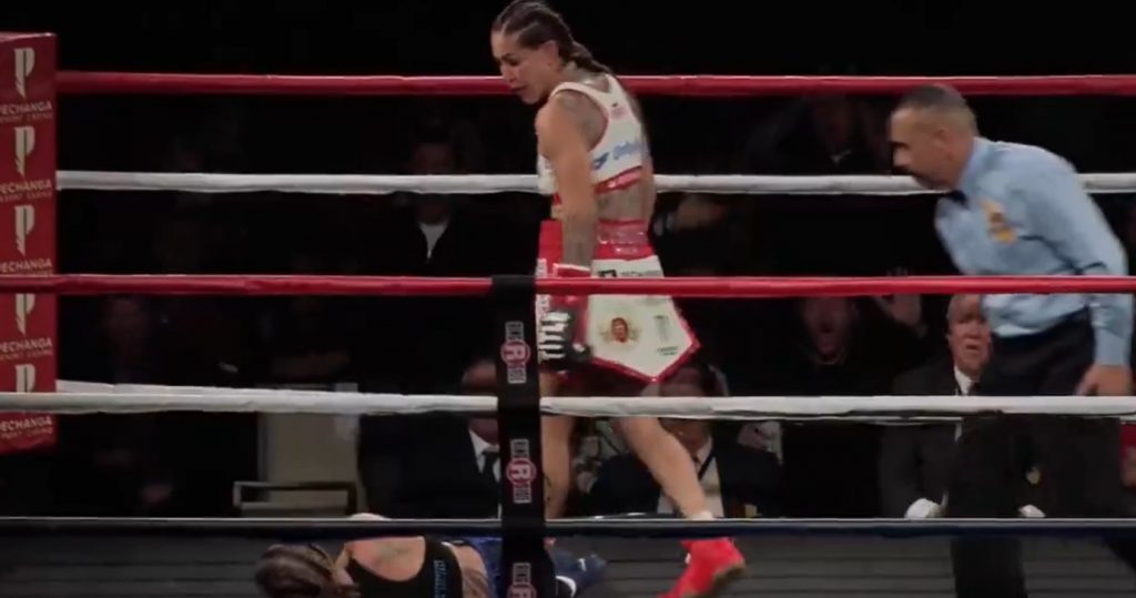 Cris Cyborg knockout