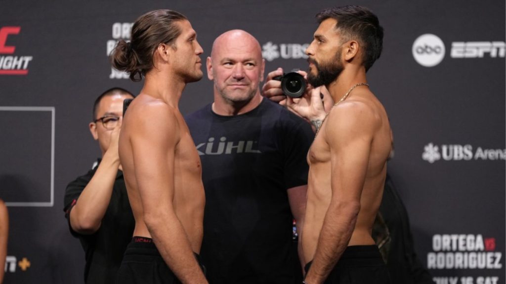 Yair Rodriguez and Brian Ortega