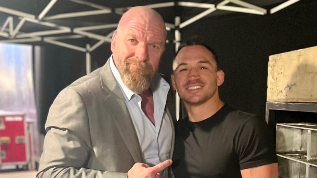Triple H and Michael Chandler