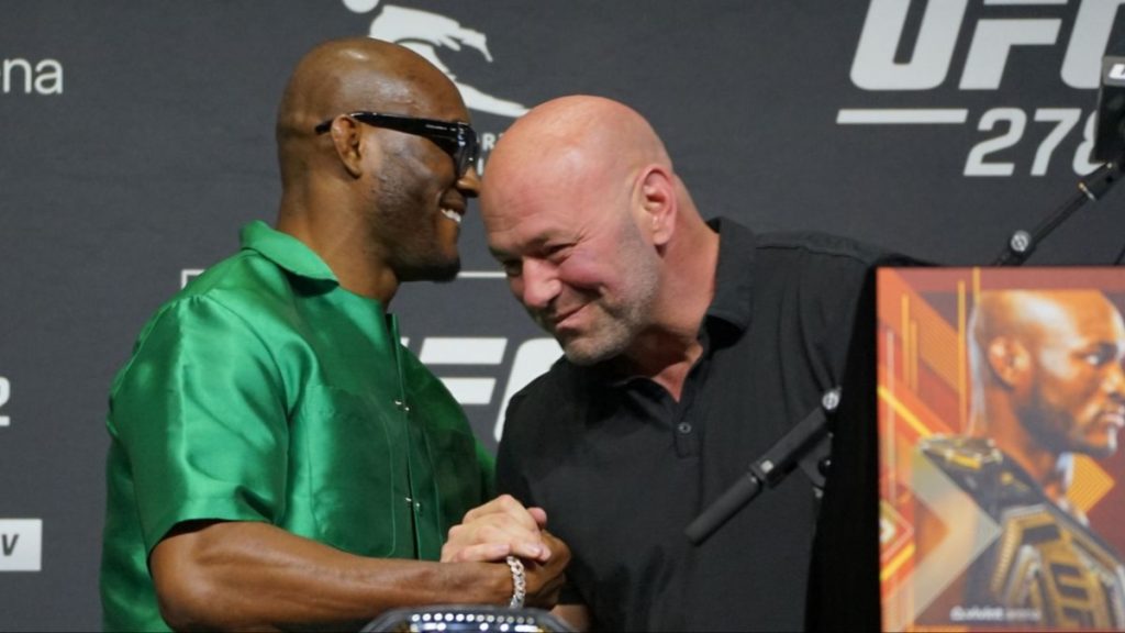 Dana White and Kamaru Usman