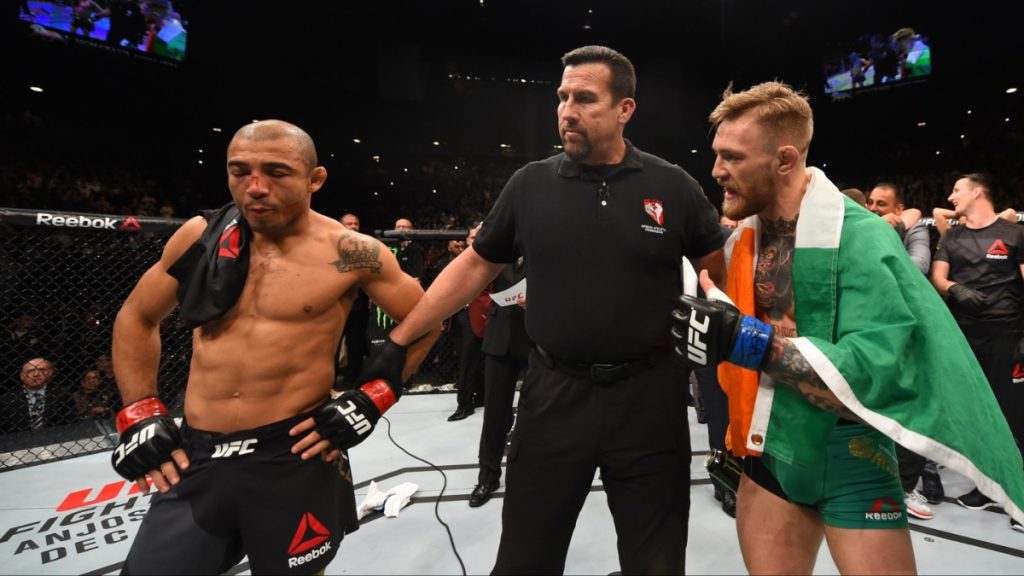 Jose Aldo and Conor McGregor