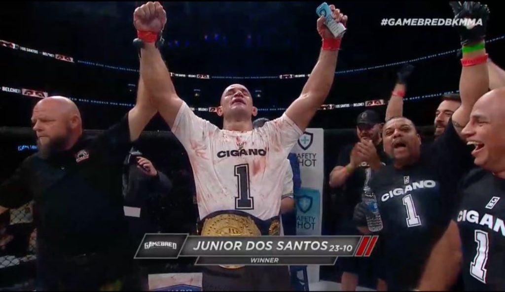 Junior dos Santos, Gamebred Bareknuckle MMA, KO