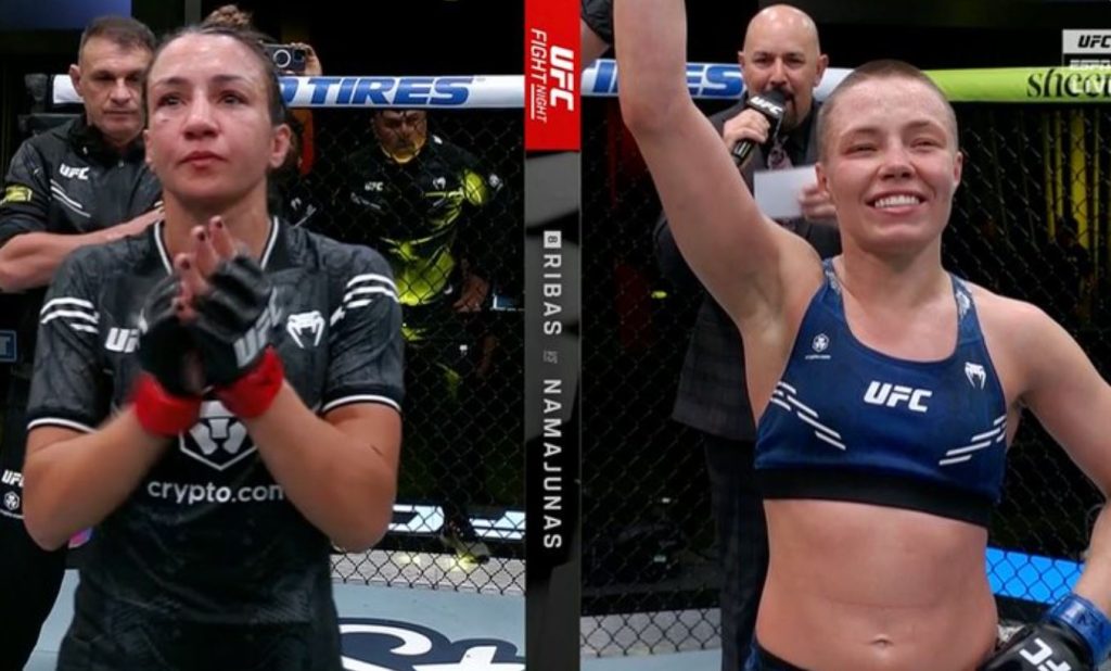 Rose Namajunas, Amanda Ribas, UFC Vegas 89, Results, UFC, Pros react