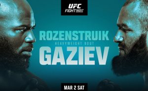 UFC Vegas 87, Jairzinho Rozenstruik, Shamil Gaziev, Results, UFC