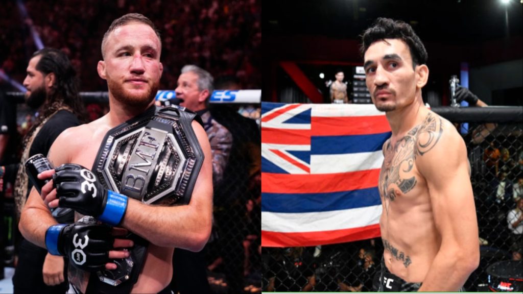 Justin Gaethje and Max Holloway