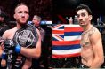 Justin Gaethje and Max Holloway