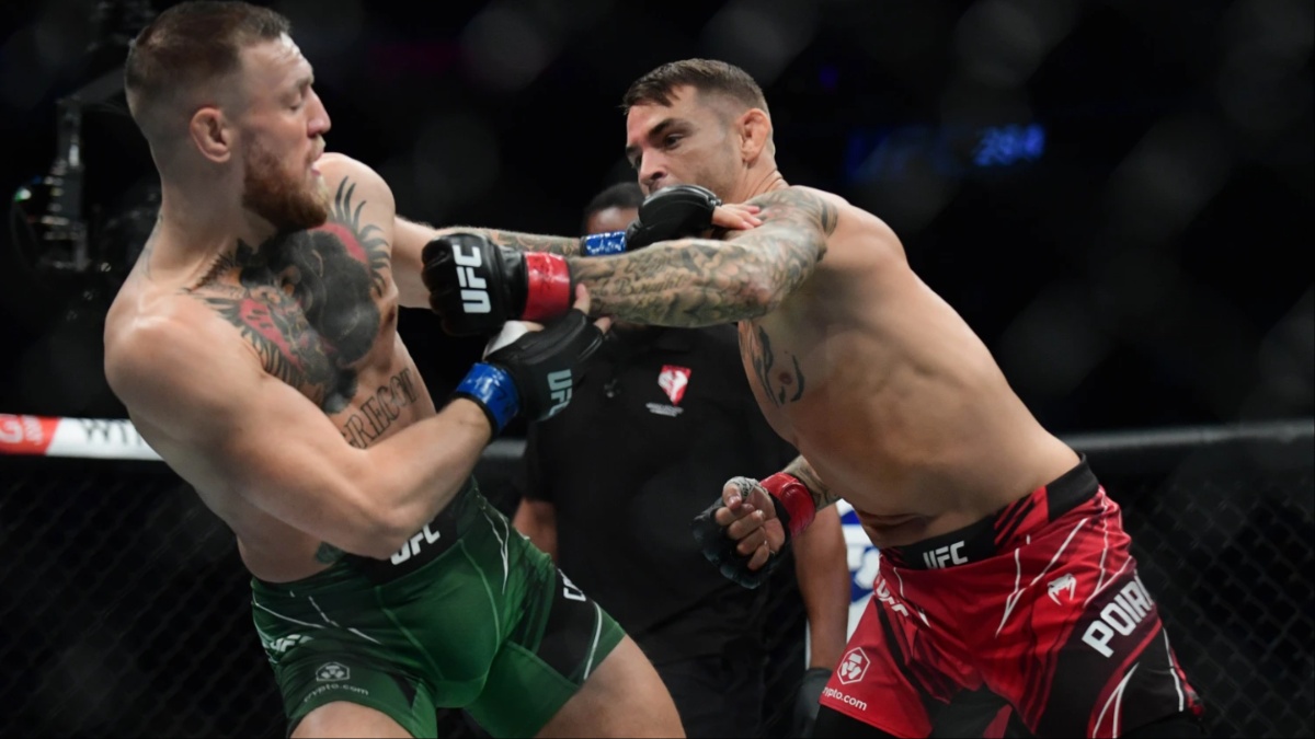 Dustin Poirier takes a shot at Conor McGregor when discussing his Max Holloway fight