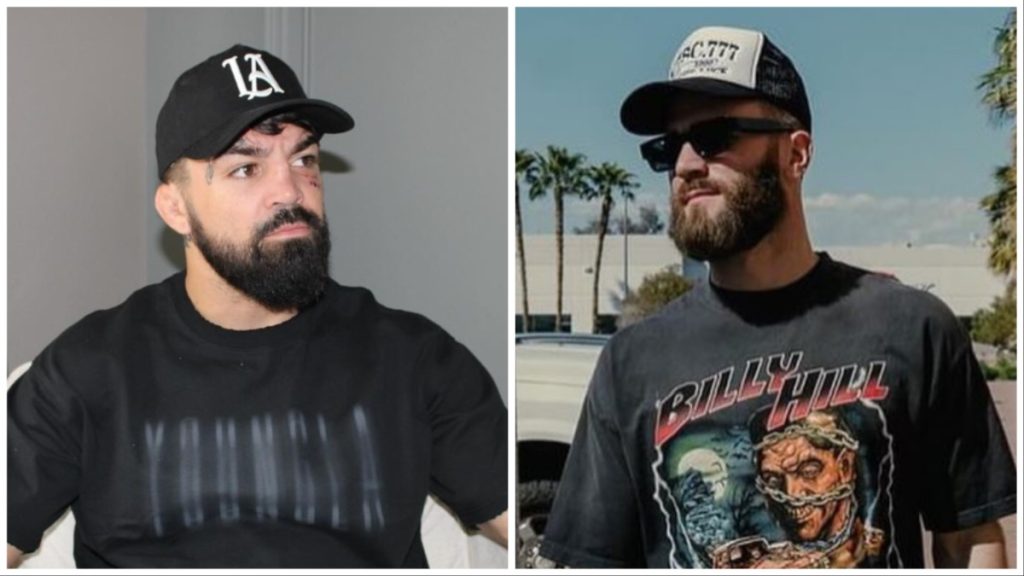Mike Perry and Caleb Plant