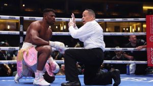 Francis Ngannou Down