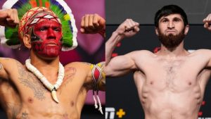 Alex Pereira Magomed Ankalaev UFC 313 weigh-ins