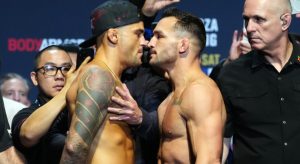 Dustin Poirier and Michael Chandler