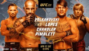 UFC 314, Results, Alex Volkanovski, Diego Lopes, Paddy Pimblett, Michael Chandler, UFC