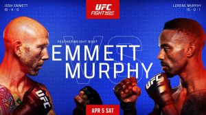UFC Vegas 105, Results, Josh Emmett, Lerone Murphy, UFC