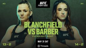 UFC Vegas 107, Results, Maycee Barber, Erin Blanchfield, Results, UFC