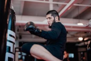 Islam Makhachev training UFC Perfomance Institute