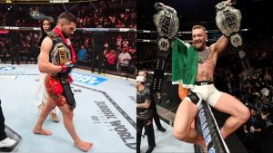 Ilia Topuria and Conor McGregor