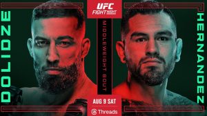 UFC Vegas 109, Roman Dolidze, Anthony Hernandez, Results, UFC