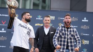 Mike Perry and Jeremy Stephens BKFC 82 press conference