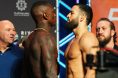 Israel Adesanya and Nassourdine Imavov face off at the UFC Saudi Arabia weigh-in