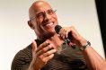 Dwayne 'The Rock' Johnson answers a question during a Q+A at the Toronto International Film Festival
