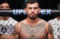 Anthony Hernandez stares down opponent Roman Dolidze in the Octagon
