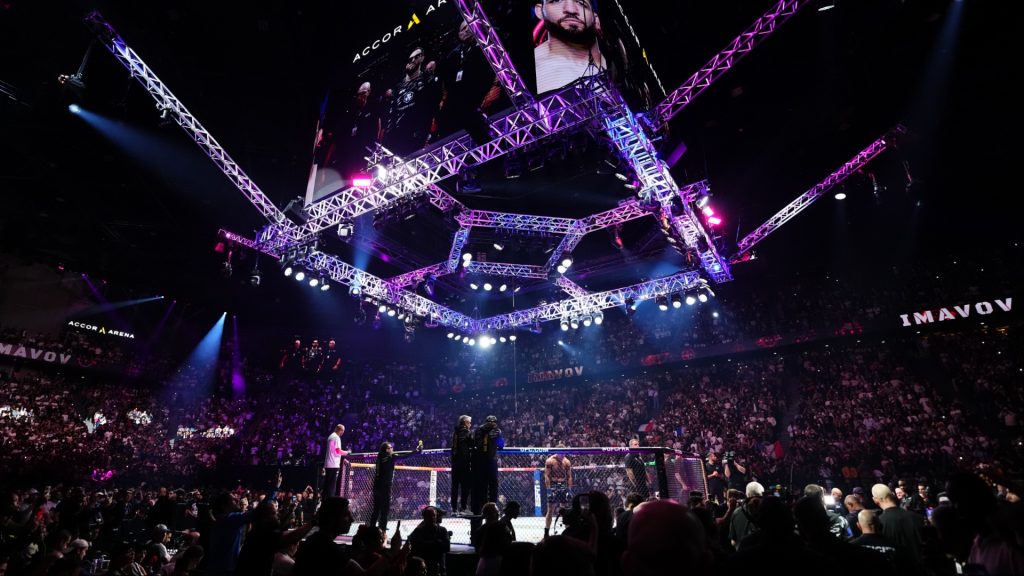Arena view of UFC Paris: Nassourdine Imavov vs. Caio Borralho