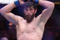 Magomed Ankalaev reacts following Round 5 of his fight at UFC 313