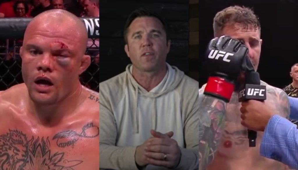 Anthony Smith, Chael Sonnen, Tom Aspinall, UFC 321, eye poke, UFC