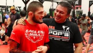 Khabib Nurmagomedov and Javier Mendez