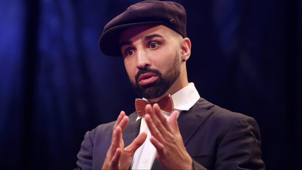 Paulie Malignaggi appears at an Ultimate Boxxer press conference